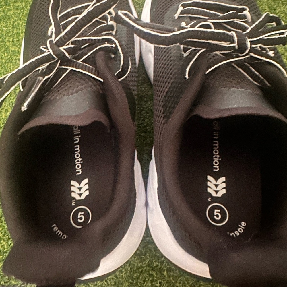 All in Motion Black Athletic Shoes - Picture 2 of 10